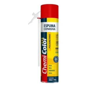 Espuma Expansiva Chemi Color 300mL Vedação Portas Isolamento Térmico
