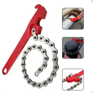 Chave Corrente Troca Filtro Óleo Universal Cinta Para Tirar