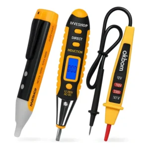 Kit Essencial Detector De Tensão, Chave Digital E Voltímetro