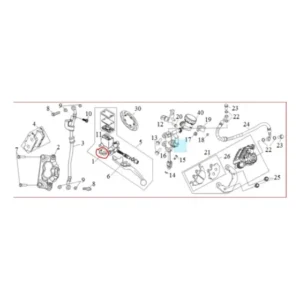 Interruptor Freio Dianteiro - Next 250 2014 2015 2016