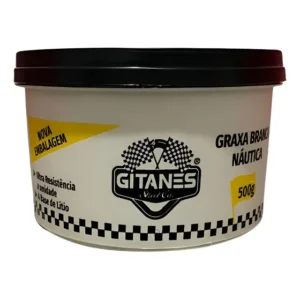 Graxa Lítio Gitanes Branca Náutica 500g Anticorrosiva Multiuso