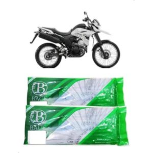 Raio Inox Bace Moto 4mm Xtz 250 Lander E Tenere Diant Tras