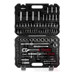 Jogo De Soquetes 1/4 + 1/2 94 Peças Gedore Red