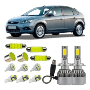 Ford Focus 2009 A 2013 Led Farol Baixo Teto Placa Ré T10