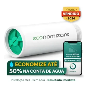 Bloqueador De Ar Hidrômetro Redutor Conta D Água Economizare