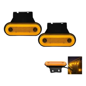 Lanterna Led Caminhão C Suporte Pisca Delimitadora Guincho