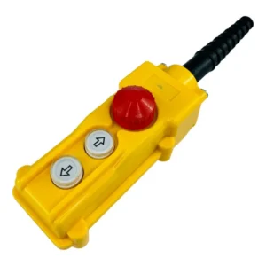 Botoeira LCTE COB 61H Amarela Para Guinchos Elétricos E Talhas IP65