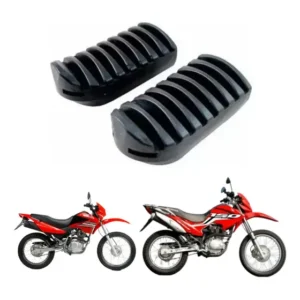 Pedaleira Dianteira Borrachas Bros 125 150cc Par