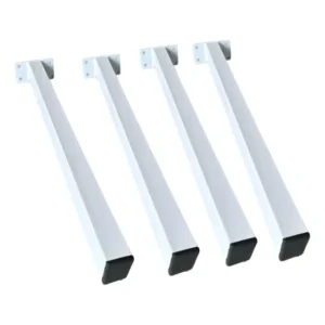 Kit 04 Suporte 50cm Parafusar Na Parede + Parafuso + Bucha