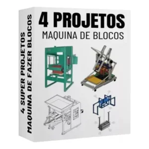 4 Projetos P/ Fazer Blocos Cimento Concreto Poedeira +brinde