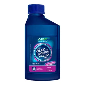 Óleo Lubrificante Vegetal 1L Marca Ar da Terra Para Bomba de Vácuo ISO VG46