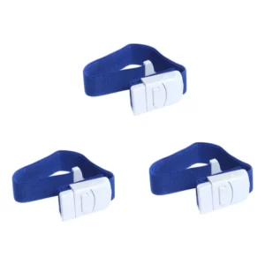 Kit 3 Garrote Elástico P/ Procedimentos Veterinários Azul