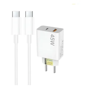 Carregador Turbo 45w Pdtipo C Compativel Samsung Xiaomi Moto