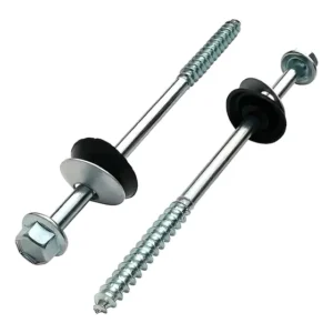 Kit 40 Parafuso Fixação Para Telha Brasilit 6mm 5/16x100mm