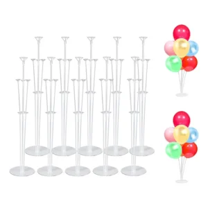 Um Suporte De Balão Decorativo Para Peça Central, 10 Unidade