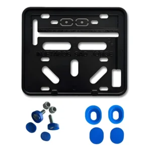 Suporte Protetor Placa Moto Mercosul Ganhe O Lacre Antifurto