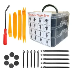 Kit Caixa Presilha Grampo Universal Automotivo Carro 795pcs