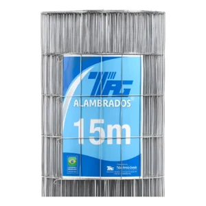 Tela Cerca Soldada Tag Malha 5x10cm Fio 1,60mm - 15x1,50m