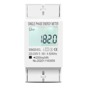 Medidor de Energia Monofásico Geração Consumo 80A Tomzn SDM220-ECL