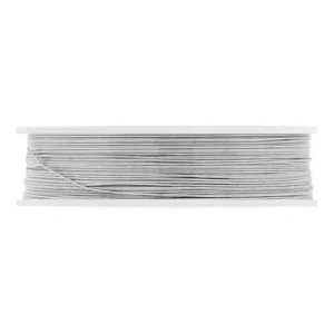 Arame Copper Wire P/ Artesanato - Prata - 0.5mm - 5 Metros