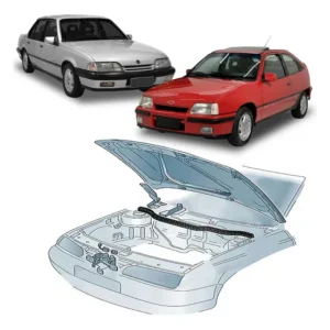 Borracha Cofre Motor Guarnição Capô Monza Kadett