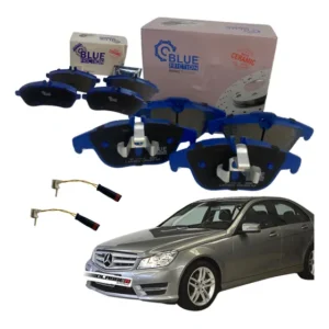 Kit Pastilha Freio Sensor Dian/tras Mercedes C180 C200 W204