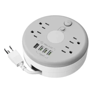 Extensão Elétrica Com 4 Tomadas E Usb Tipo C 127v
