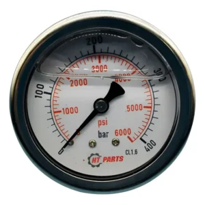 Manômetro 400 Bar Horizontal R 1/4 Npt