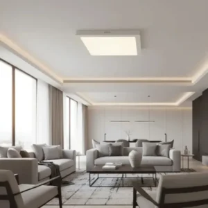 Plafon Painel Led Sobrepor 24w Quadrado 4100k 28cm Branco Neutro / Morno Blumenau Bivolt 110/220v