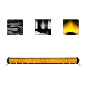Farrol De Led 780w Reta Dual Color Strobo 80cm Off Road Jeep