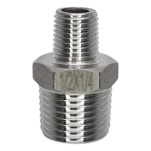Conexão Aço Inox 304 Redução Niple Macho 1/2 X Macho 1/4