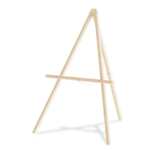 Cavalete Quadros Tripé P/ Lousa Telas Pintura Madeira 82cm