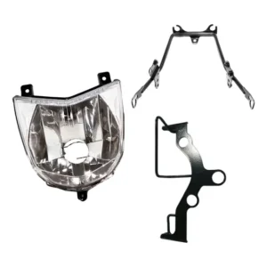 Kit Farol Frente Xtz250 Lander Aranha Farol Suporte Painel