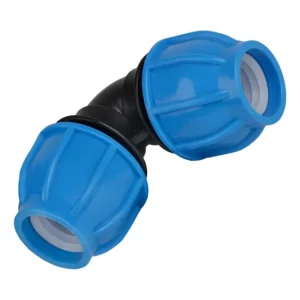 Cotovelo de Compressão 32mm PEAD 90° graus - PN20 - Joelho 90 graus - Curva 32mm - Curva 3/4" - Conexão para tubo e mangueiras