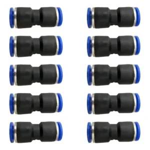 10pçs - Conexão Pneumática União Emenda Reta Ø10mm