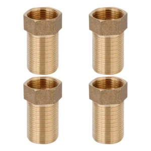 Kit 4 Extensor Aumento Prolongador Torneira Longo Rosca 1/2'