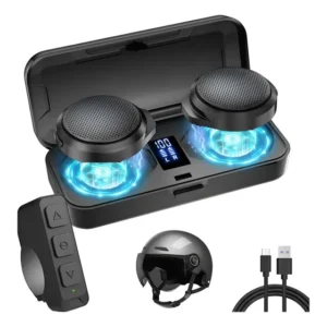 Fone De Ouvido Capacete Moto Bluetooth Sem Fio Prova De Água