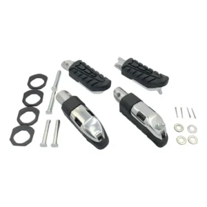 Kit Pedaleiras Cb Twister Cb 300 Dianteiro E Traseiro Alum