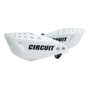 Protetor De Mão Circuit Vector Carbon Moto Universal Par Cor Branco/Preto Lado Esquerdo/Direito