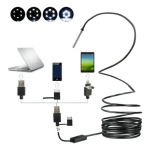 Câmera Inspeção Oberon OR-MI800/2M À Prova D'Água 2m Android USB