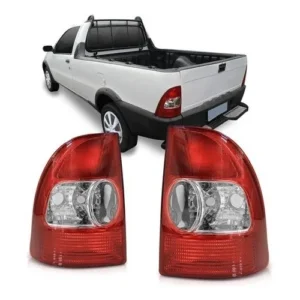 Par Lanterna Traseira Fiat Strada 01 02 03 04 05 2006 Rubi