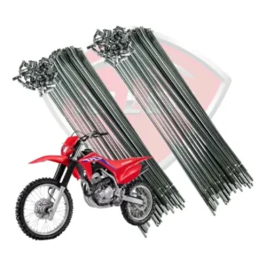 Par Raios Cromado Crf250f Diant+tras 4mm Allen Reforçado