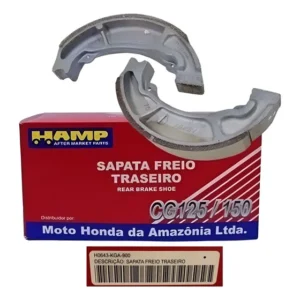 Sapata Freio Moto Honda Cg 125/150/160 Hamp Original