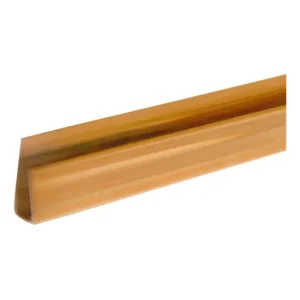 Acabamento Rodaforro Perfil U PVC Cerejeira 8mm Bariri 5 Peças
