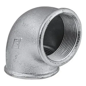 Cotovelo Joelho 90° Graus Galvanizado 2.1/2 '' Polegadas Rosca Bsp Fêmea