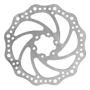 Disco Freio Rotor Para Bike Absolute 180mm Inox 6 Parafusos