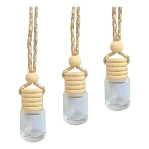 Kit 20 Mini Frascos De Vidro Para Fragrância Automotiva 5ml