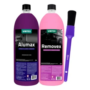 Kit Limpeza Automotiva Vonixx Removex Alumax Chassi Rodas 1.5L