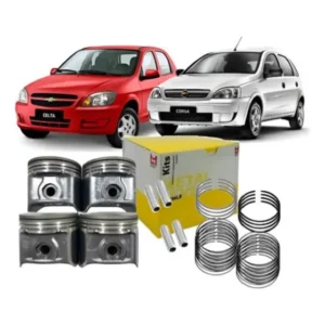 Kit Pistao E Anel 050 Corsa Celta Prisma 1.0 8v Vhc Flex