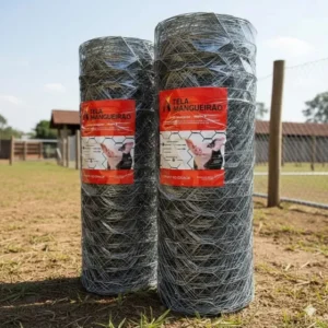 Kit 2 Telas Mangueirão 0,80 X 50m Fio 18 Galvanizada Grossa.
